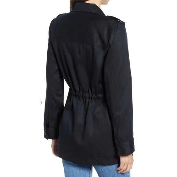 Hinge Brand Black Utility Jacket SZ M $129 - Picture 3 of 12